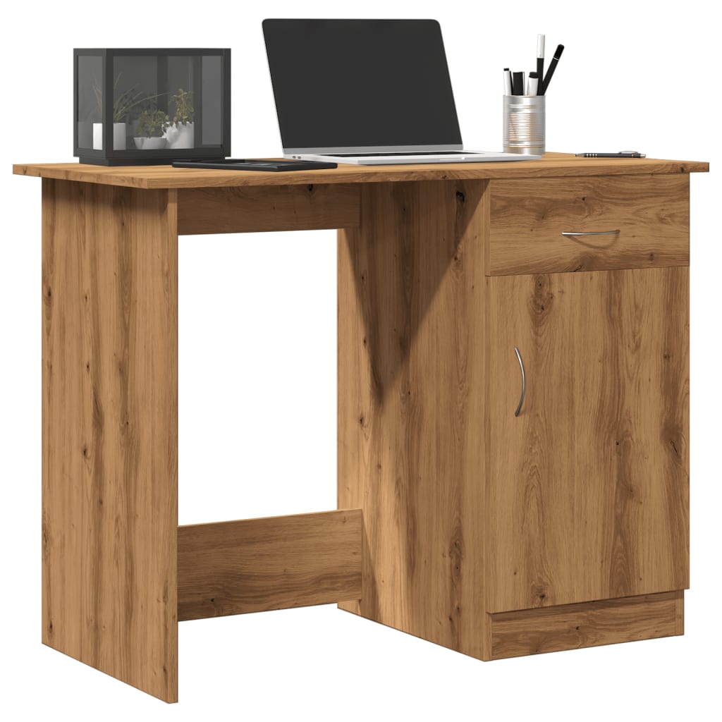 Desk 100X50X76 Cm Engineered Wood