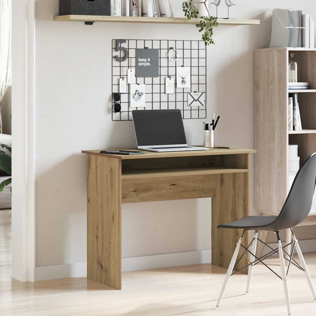 Desk 90X50X74 Cm Engineered Wood