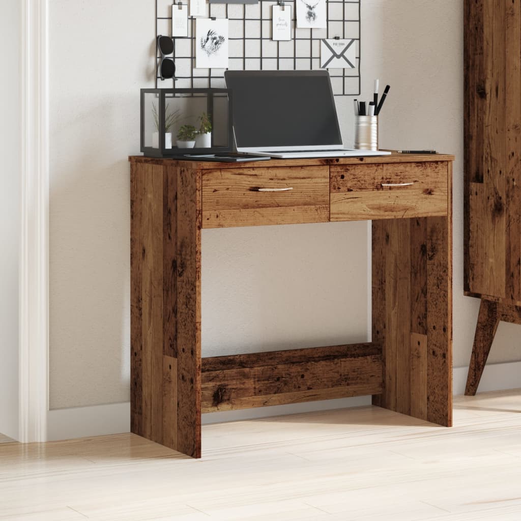 Desk 80X40X75 Cm Engineered Wood