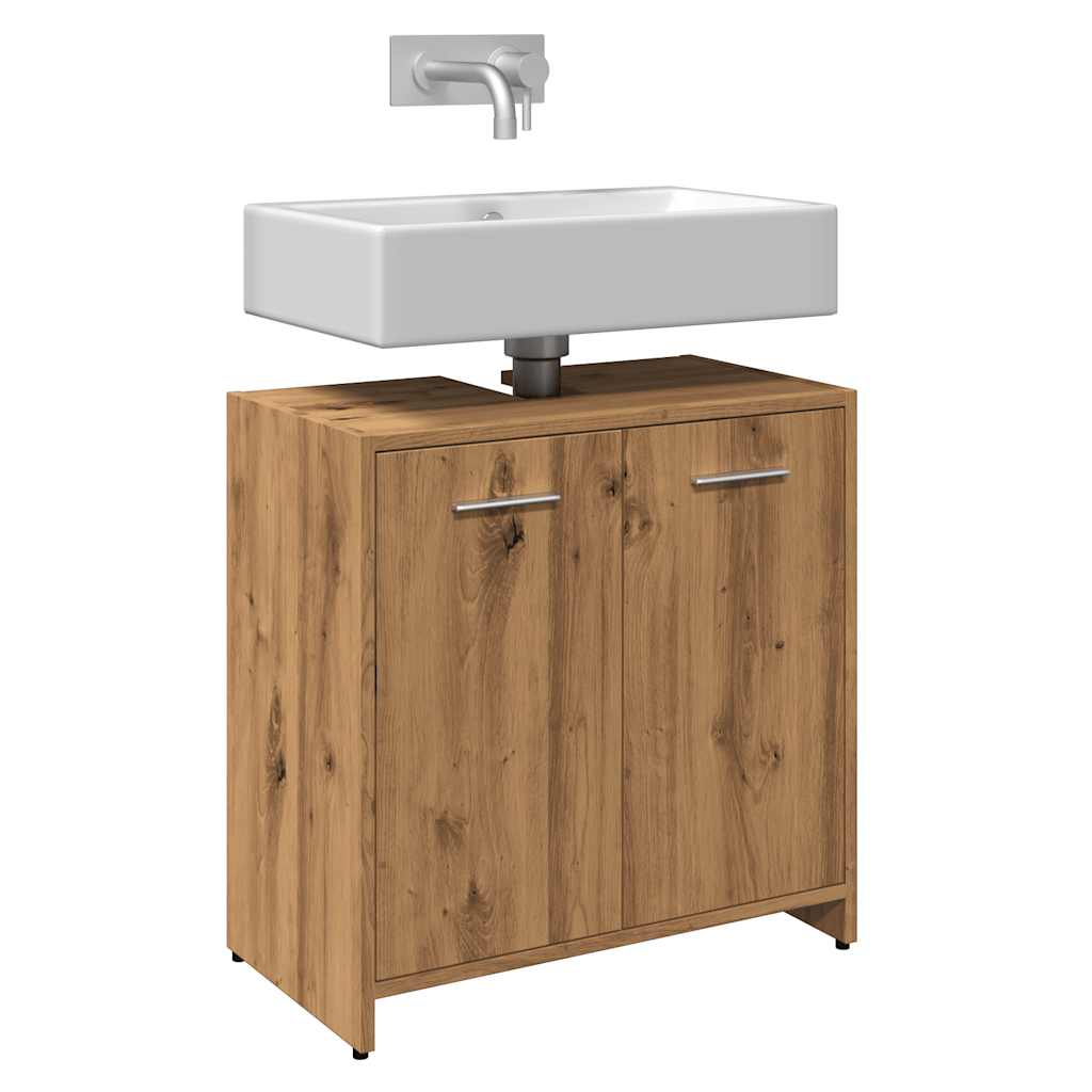 Bathroom Cabinet 60X33X60 Cm Engineered Wood