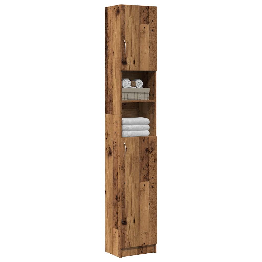 Bathroom Cabinet 32X25.5X190 Cm Engineered Wood
