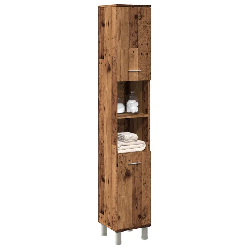 Bathroom Cabinet 30X30X179 Cm Engineered Wood