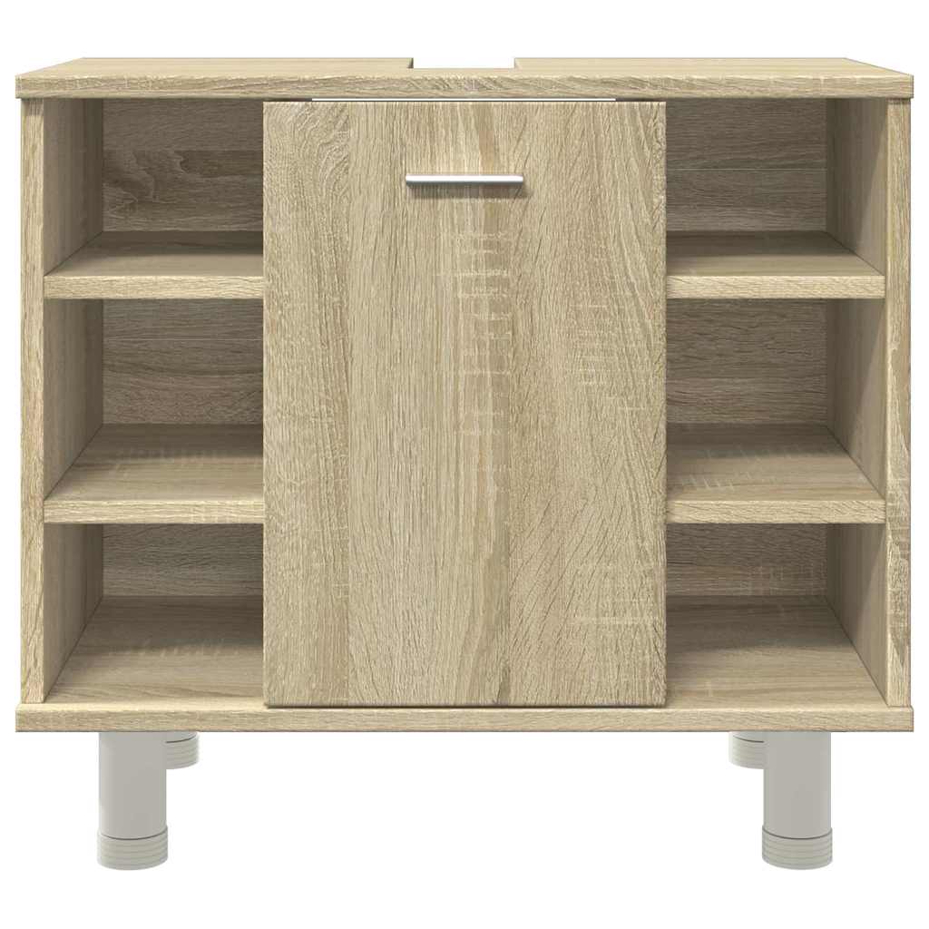 Bathroom Cabinet Sonoma Oak 60X32X53.5 Cm Engineered Wood