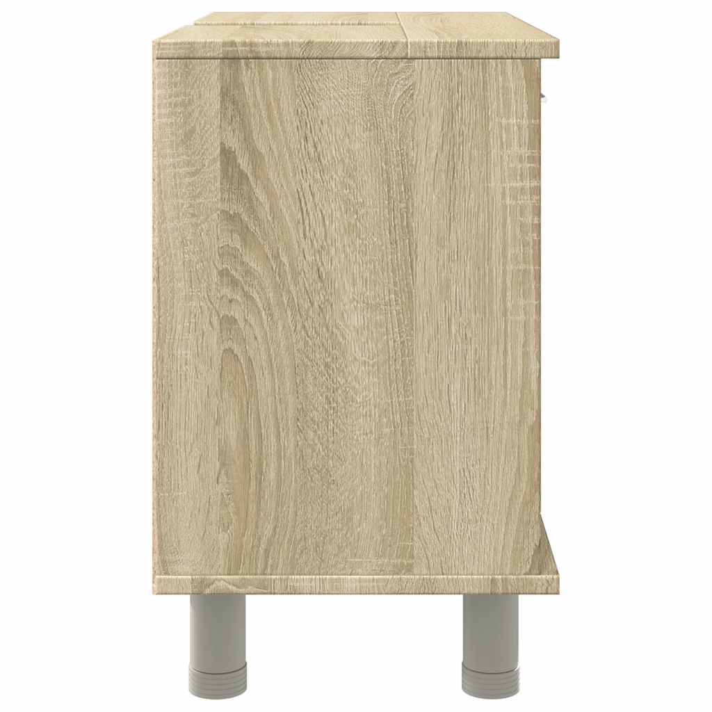 Bathroom Cabinet Sonoma Oak 60X32X53.5 Cm Engineered Wood