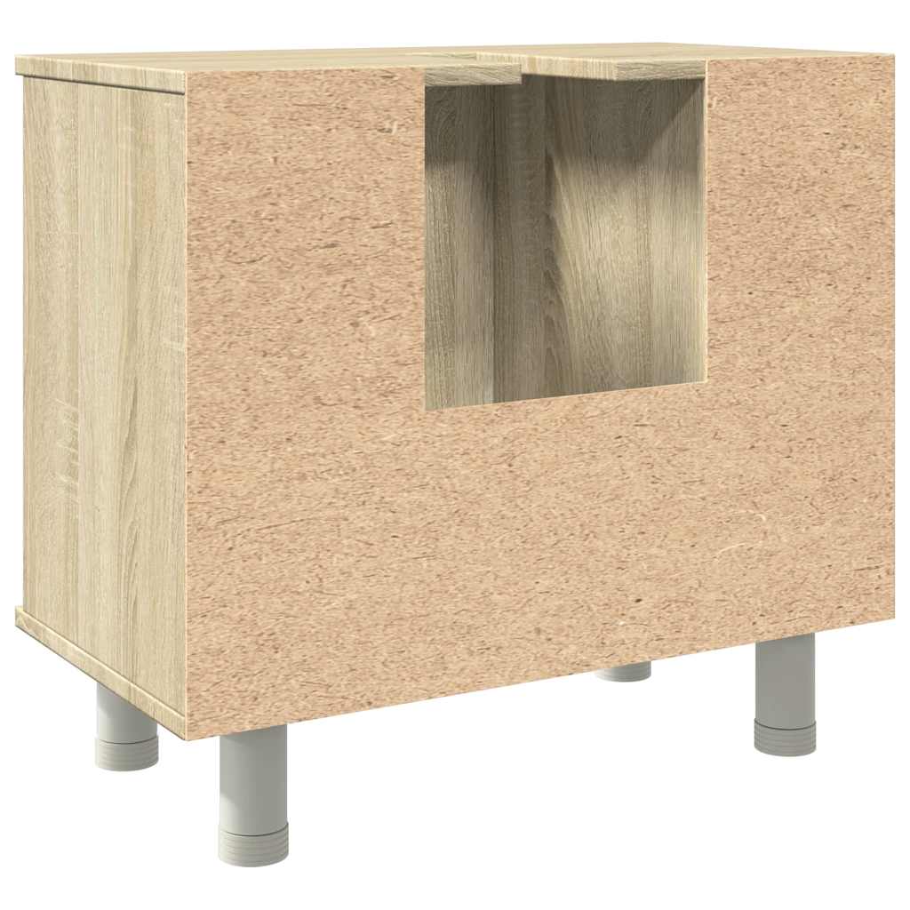 Bathroom Cabinet Sonoma Oak 60X32X53.5 Cm Engineered Wood