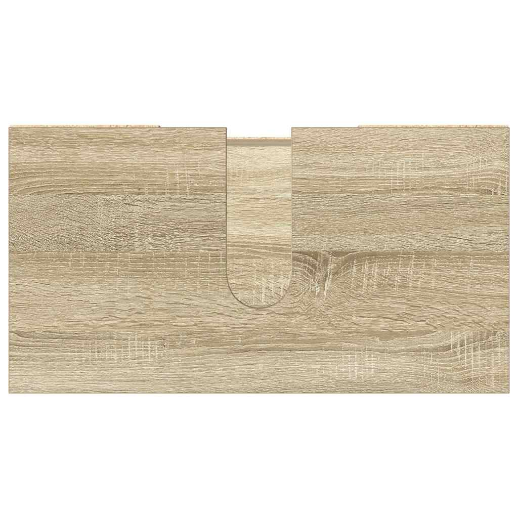 Bathroom Cabinet Sonoma Oak 60X32X53.5 Cm Engineered Wood