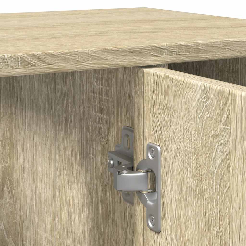 Bathroom Cabinet Sonoma Oak 60X32X53.5 Cm Engineered Wood