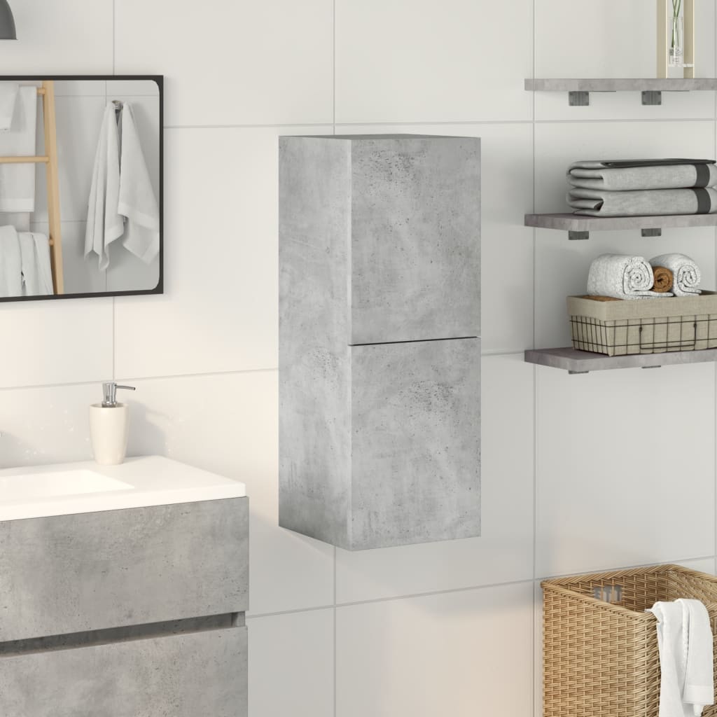 Bathroom Hanging Cabinet 30X30X80 Cm Engineered Wood