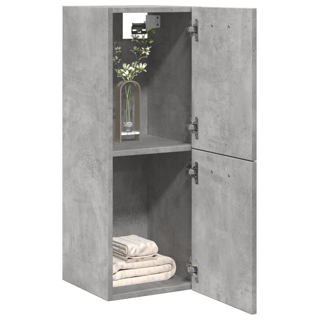 Bathroom Hanging Cabinet 30X30X80 Cm Engineered Wood