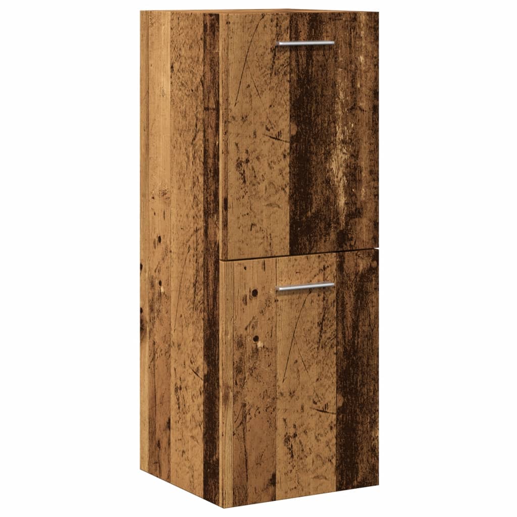 Bathroom Hanging Cabinet 30X30X80 Cm Engineered Wood