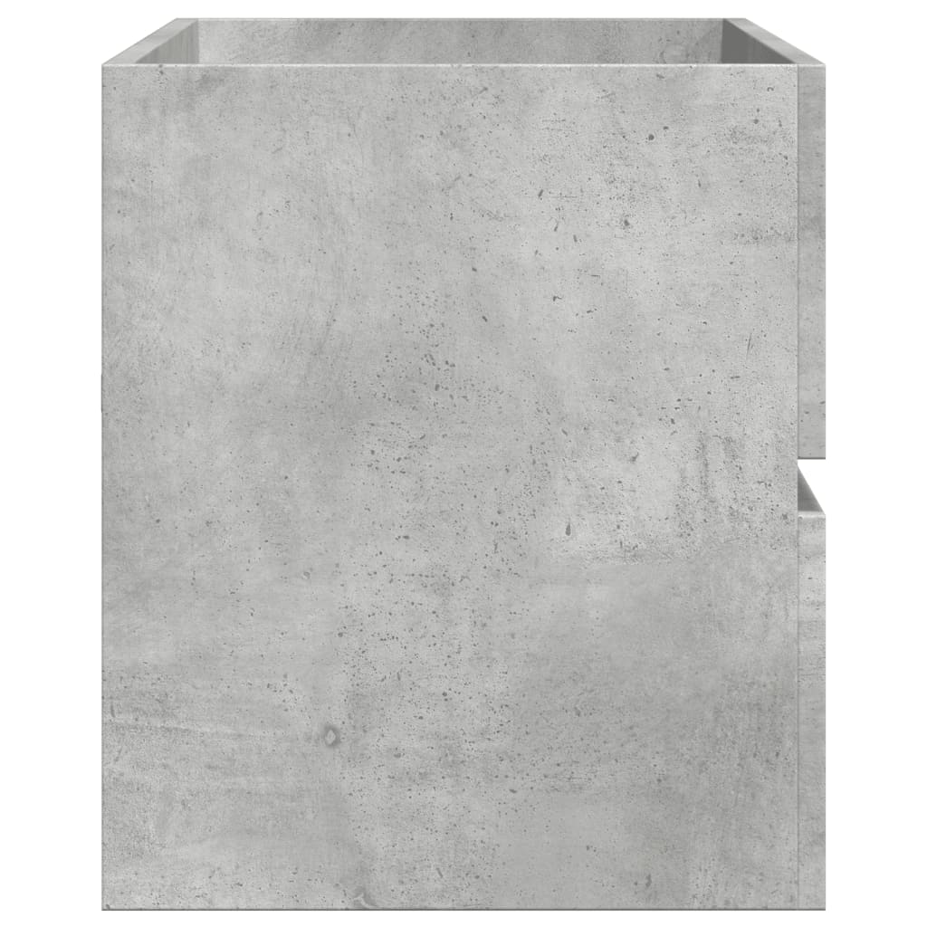 Sink Cabinet Concrete Grey 100X38.5X45 Cm Engineered Wood