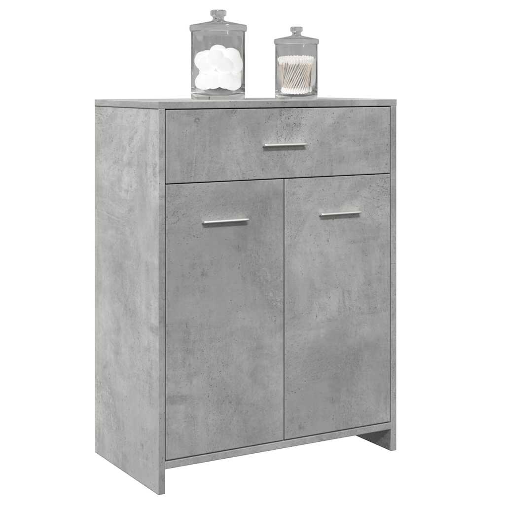 Bathroom Cabinet 60X33X80 Cm Engineered Wood