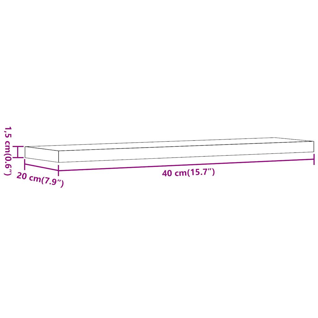 Wall Shelves 4 Pcs Engineered Wood