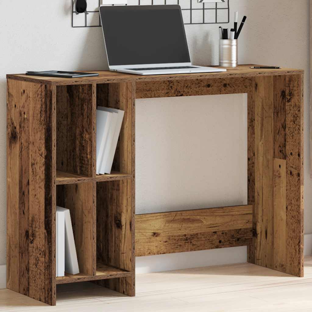 Desk 102.5X35X75 Cm Engineered Wood
