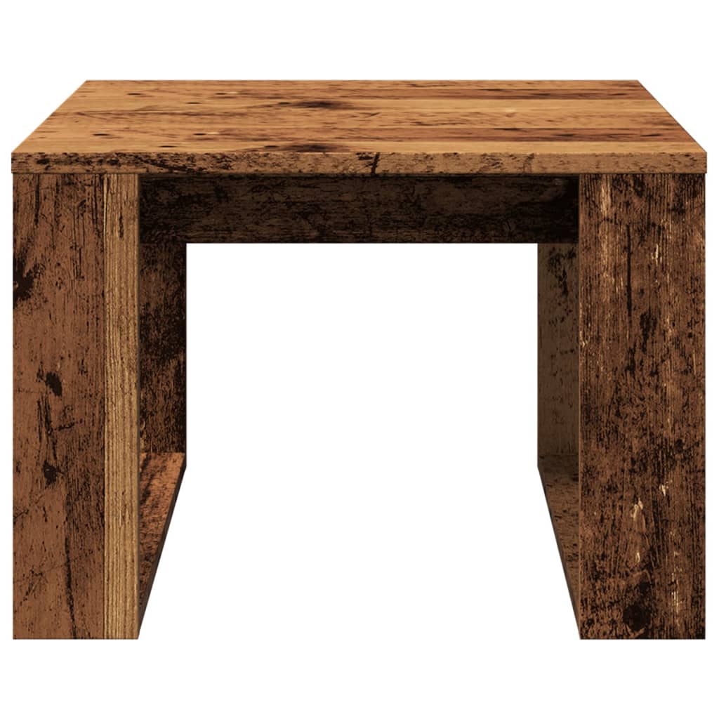 Side Table 50X50X35 Cm Engineered Wood
