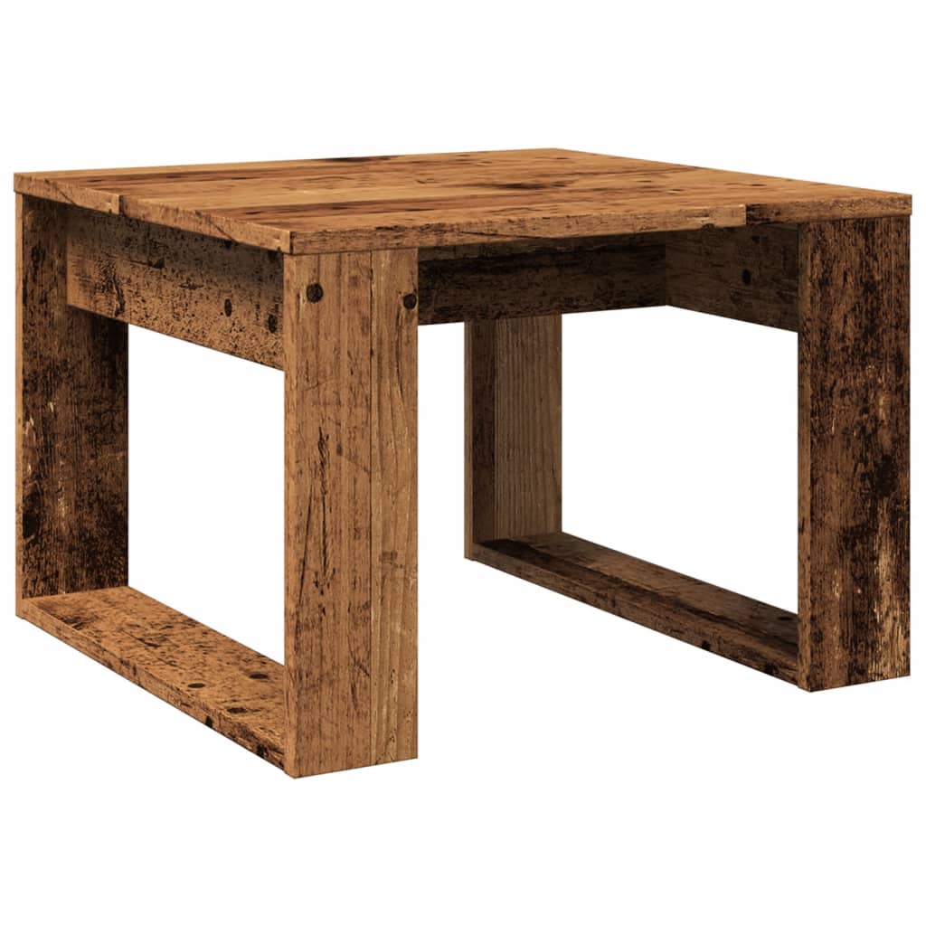 Side Table 50X50X35 Cm Engineered Wood