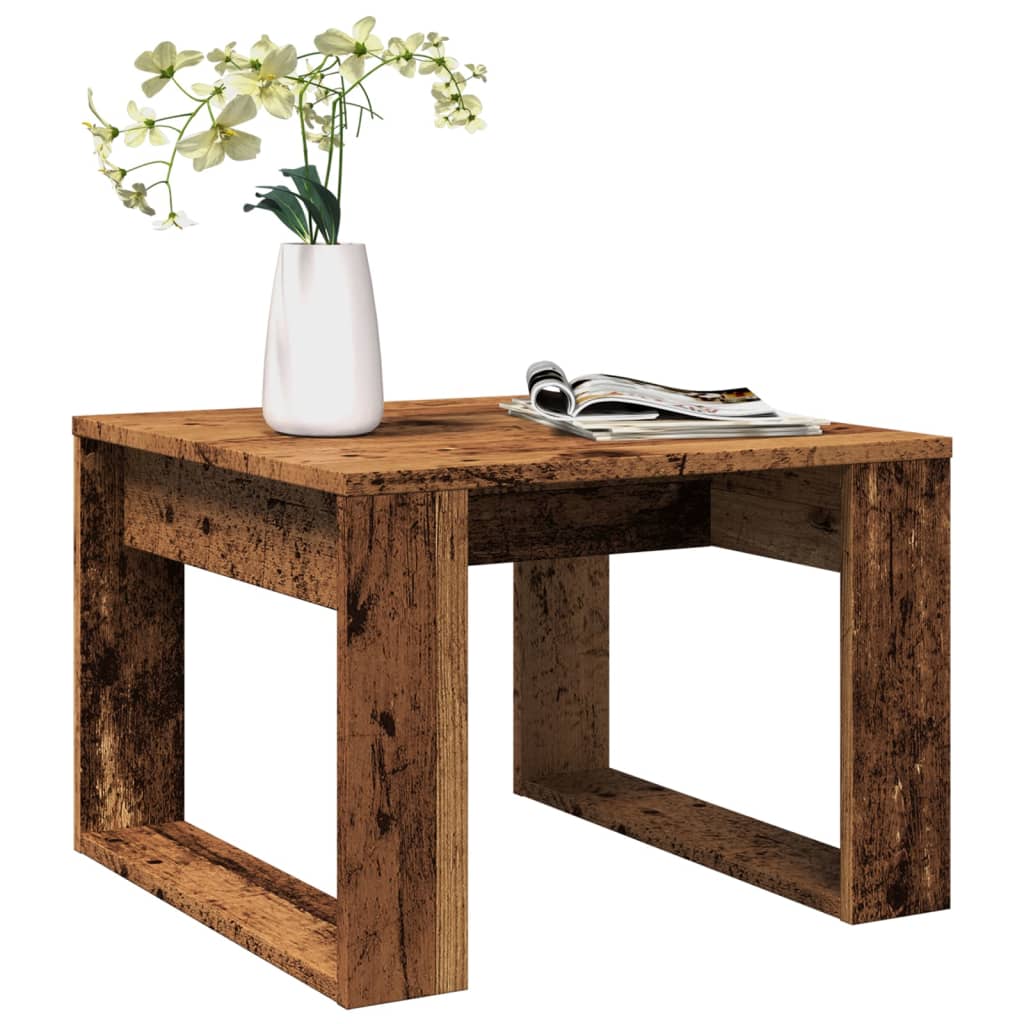 Side Table 50X50X35 Cm Engineered Wood