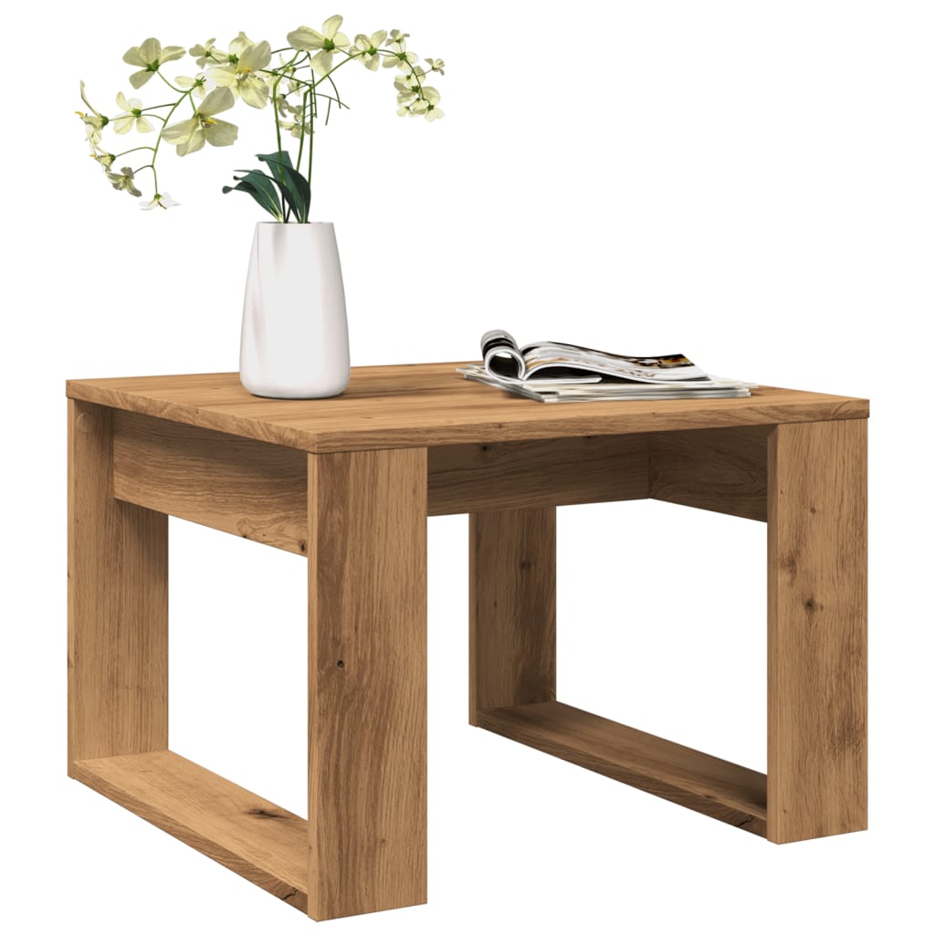 Side Table 50X50X35 Cm Engineered Wood