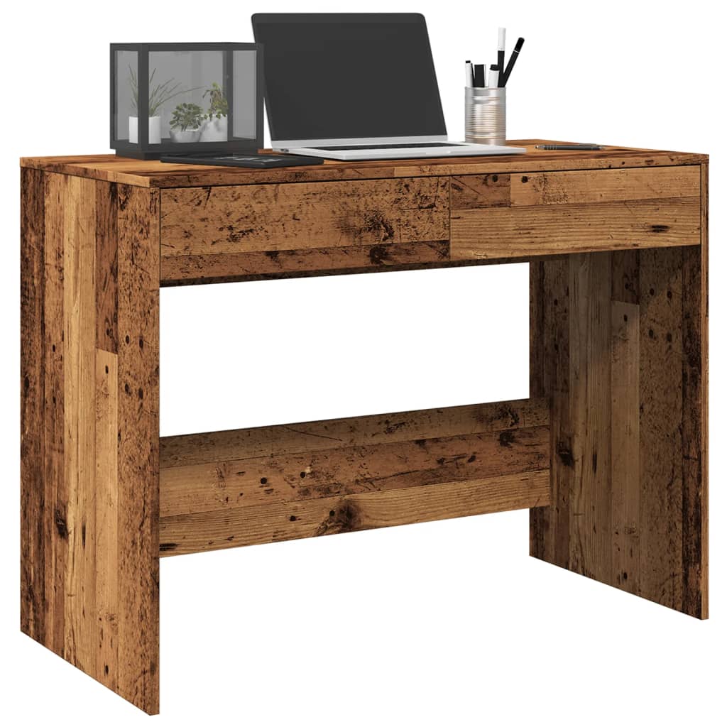 Desk 101X50X76.5 Cm Engineered Wood