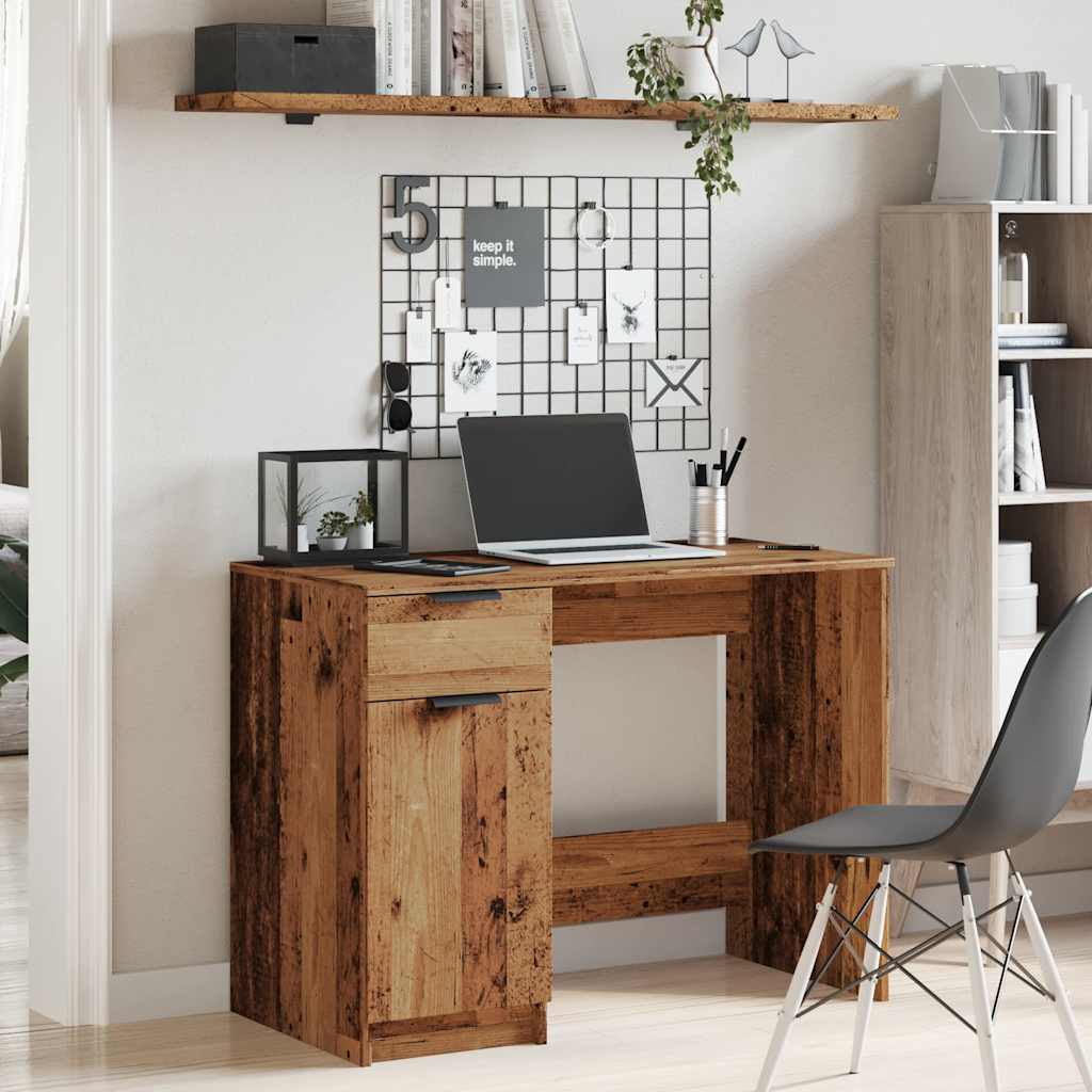 Desk 100X50X75 Cm Engineered Wood