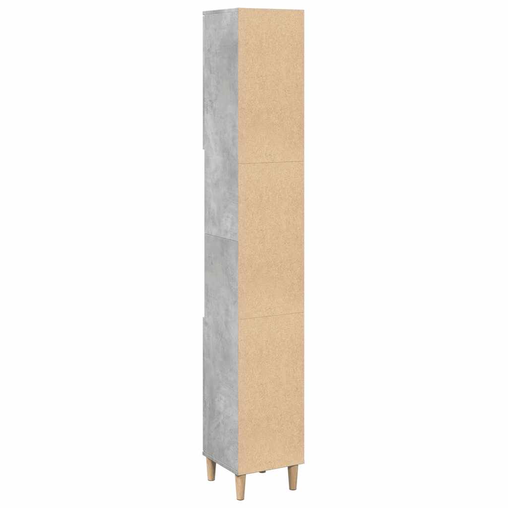 Bathroom Cabinet 30X30X190 Cm Engineered Wood