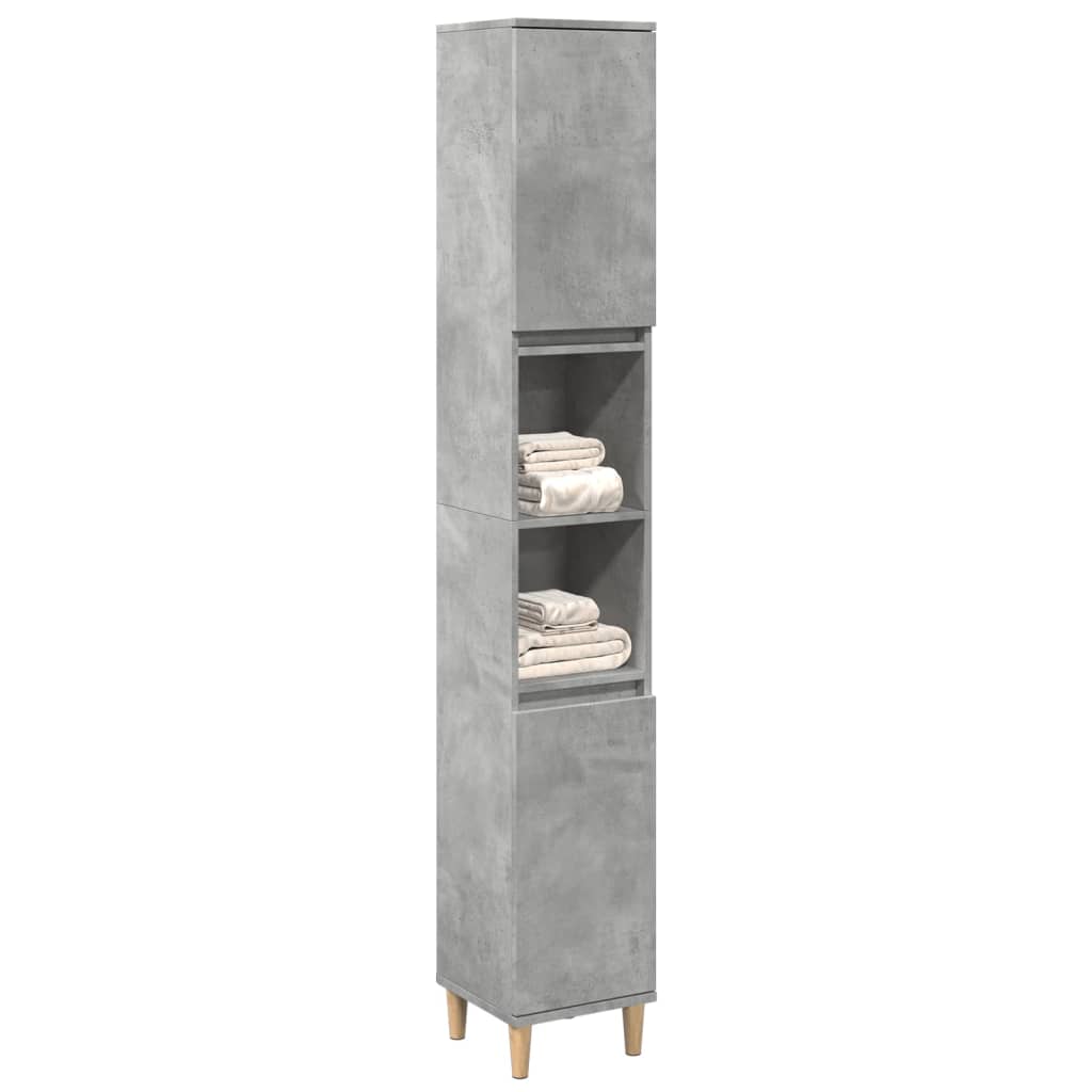 Bathroom Cabinet 30X30X190 Cm Engineered Wood