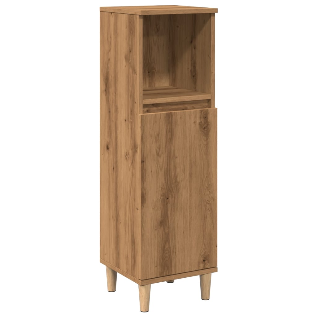Bathroom Cabinet 30X30X100 Cm Engineered Wood