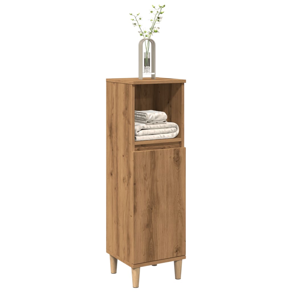 Bathroom Cabinet 30X30X100 Cm Engineered Wood