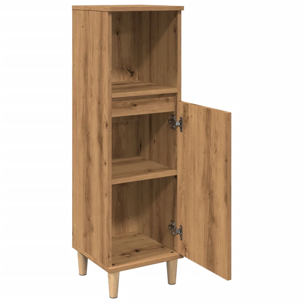 Bathroom Cabinet 30X30X100 Cm Engineered Wood