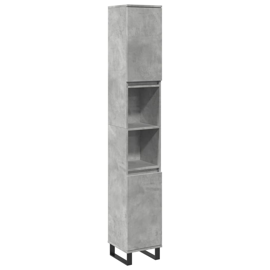 Bathroom Cabinet 30X30X190 Cm Engineered Wood