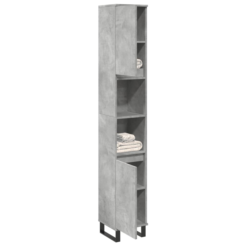 Bathroom Cabinet 30X30X190 Cm Engineered Wood