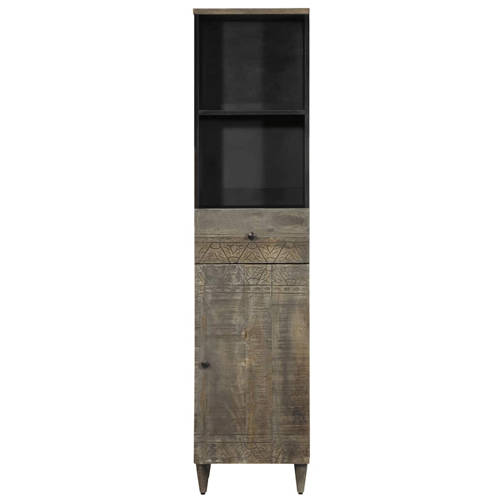 Bathroom Cabinet 38X33X160 Cm Solid Wood Mango