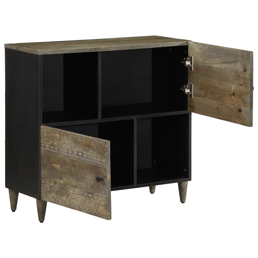Sideboard 80X33X75 Cm Solid Wood Mango