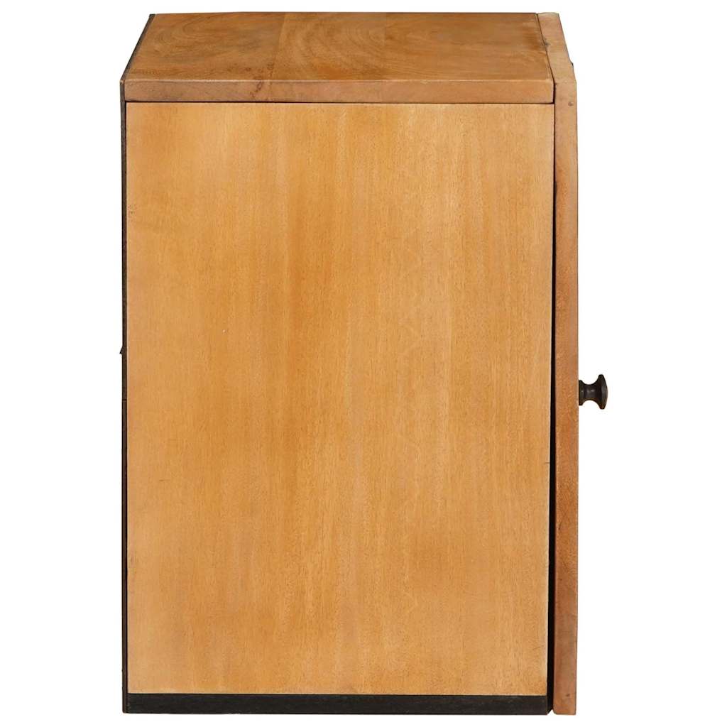 Bathroom Cabinet Wall-Mounted Light Brown 38 X 33.5 X 160 Cm