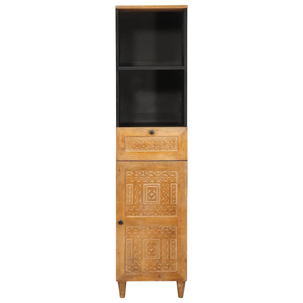 Bathroom Cabinet With Drawer Light Brown 38 X 33.5 X 160 Cm
