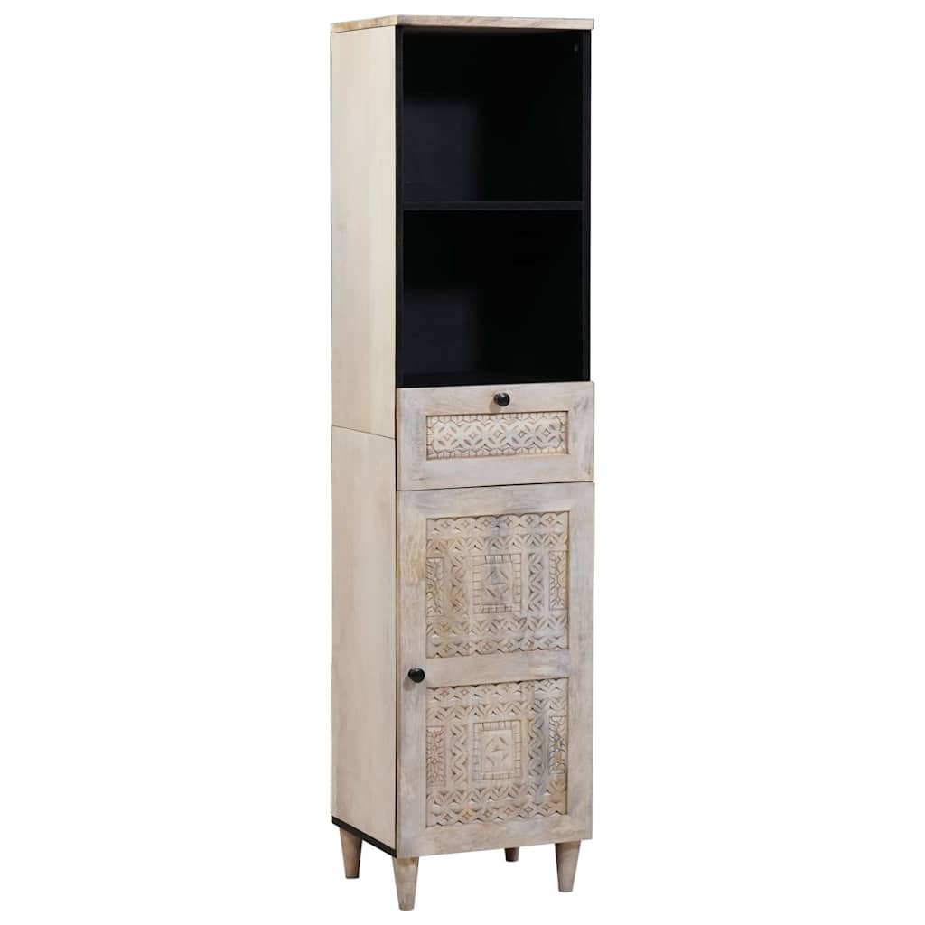 Bathroom Cabinet With Drawer Light Brown 38 X 33.5 X 160 Cm
