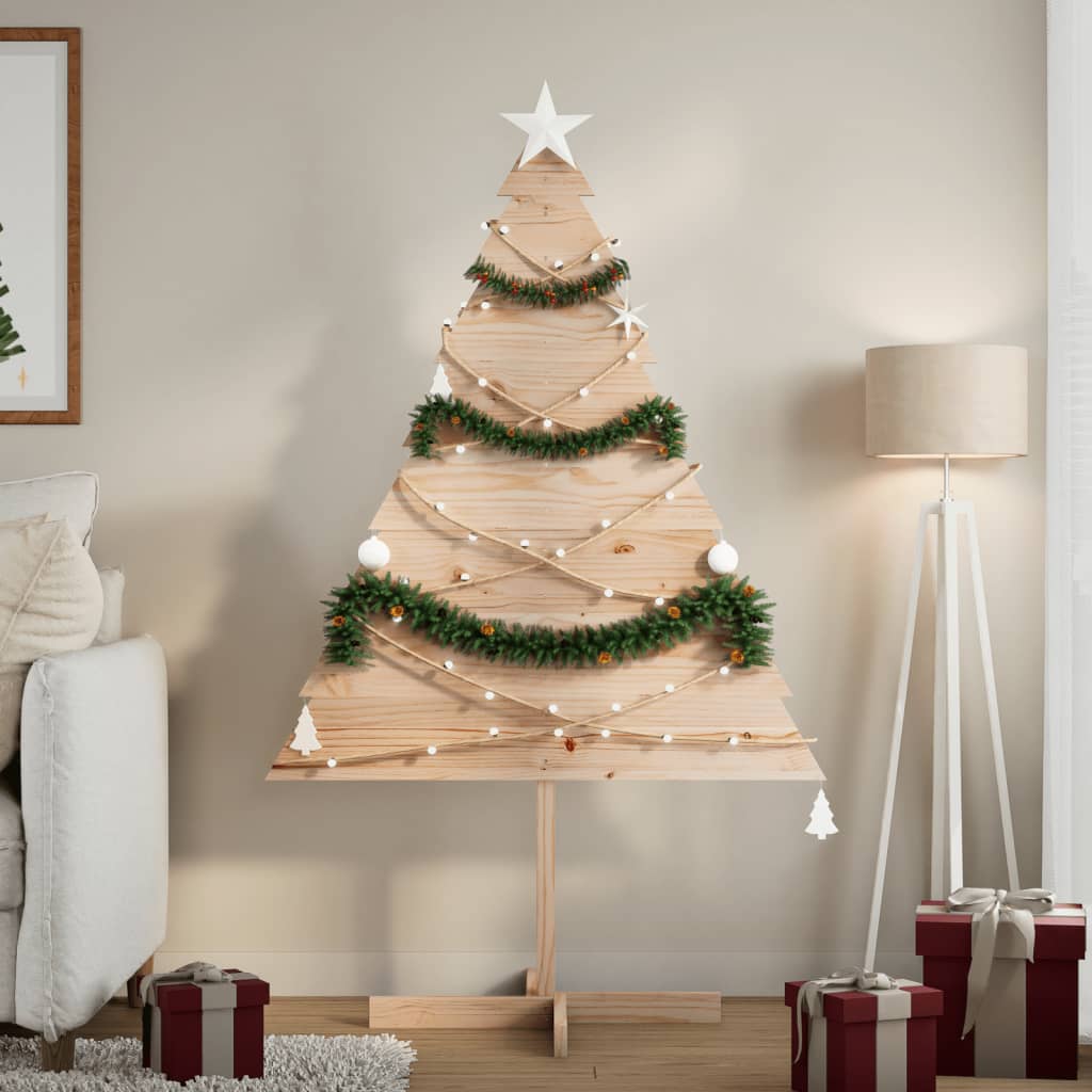 Wooden Christmas Tree For Decoration Solid Wood