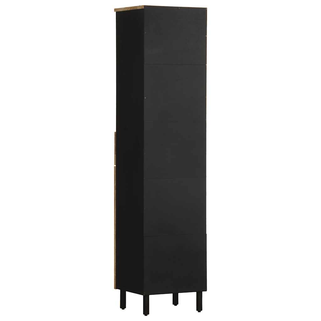 Bathroom Cabinet 38X33.5X160 Cm Solid Wood Mango