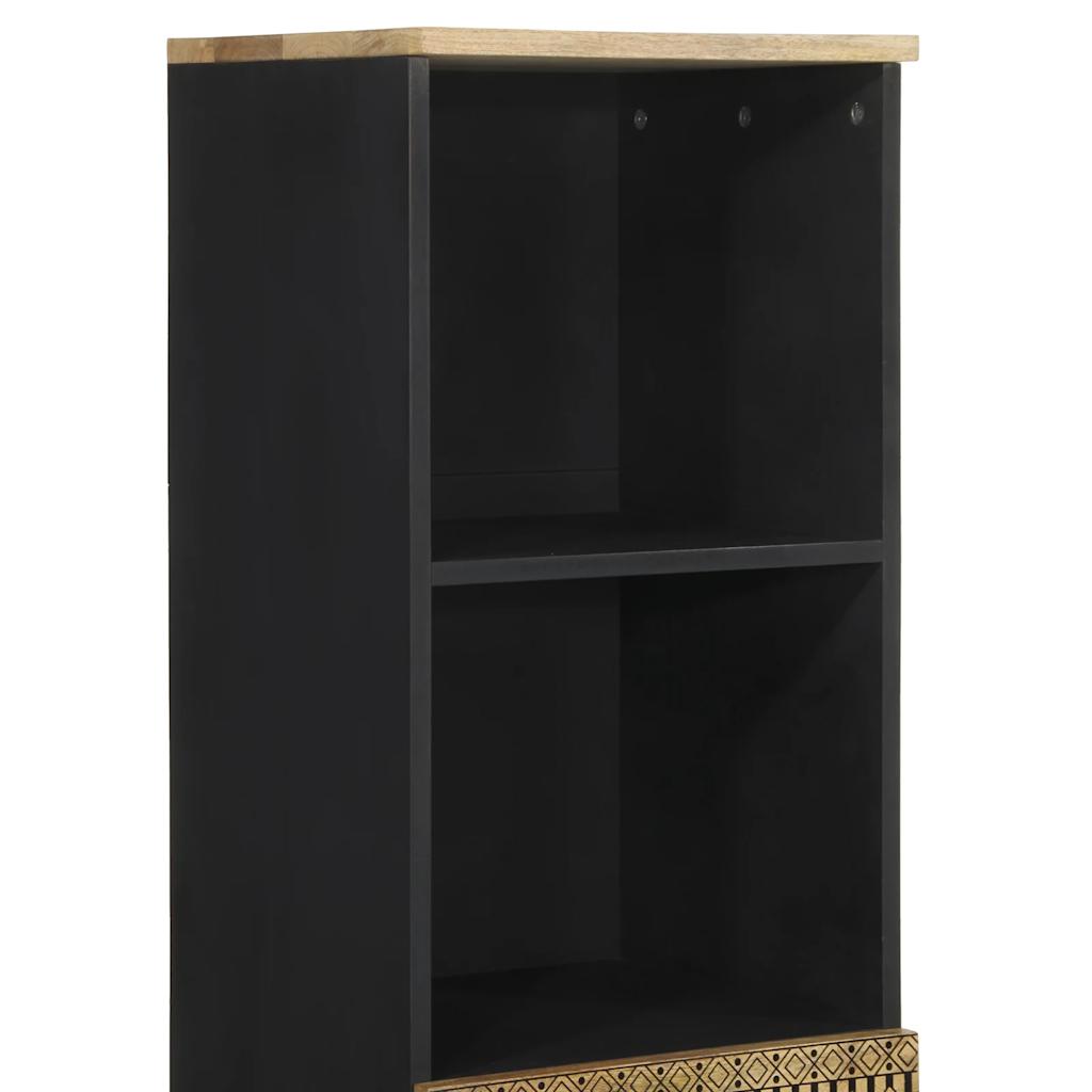 Bathroom Cabinet 38X33.5X160 Cm Solid Wood Mango