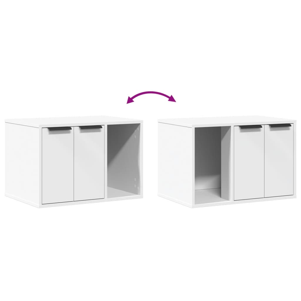 Cat Litter Box Enclosure Engineered Wood