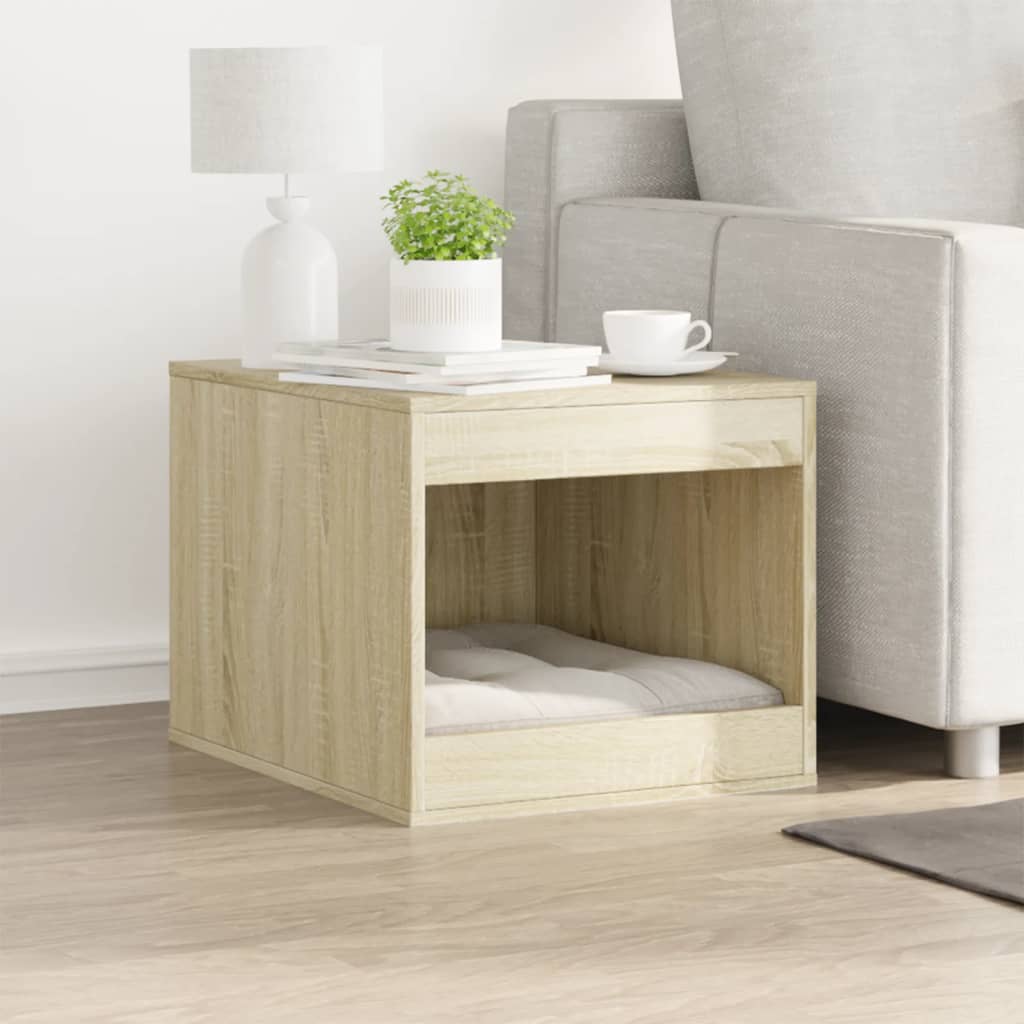 Cat Litter Box Enclosure 47X59X42 Cm Engineered Wood