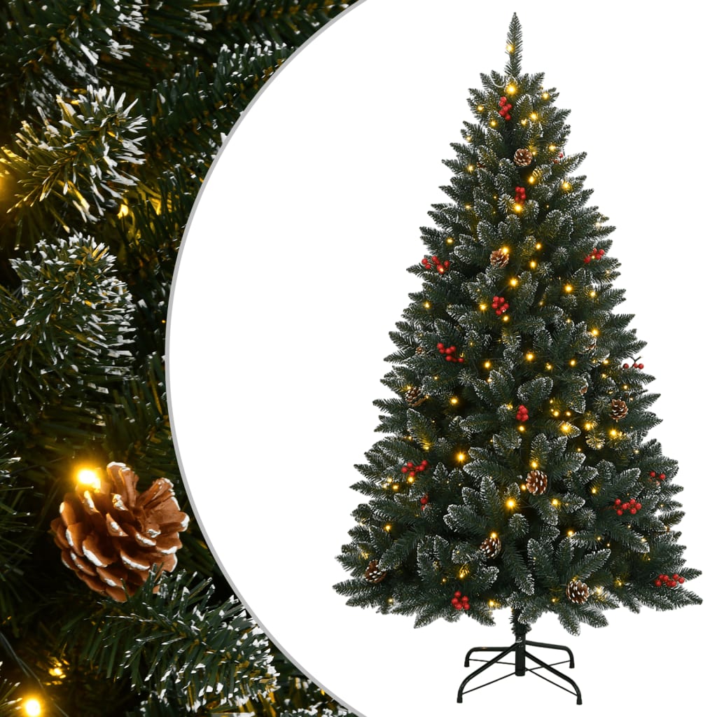 Artificial Christmas Tree With Stand Green Pvc