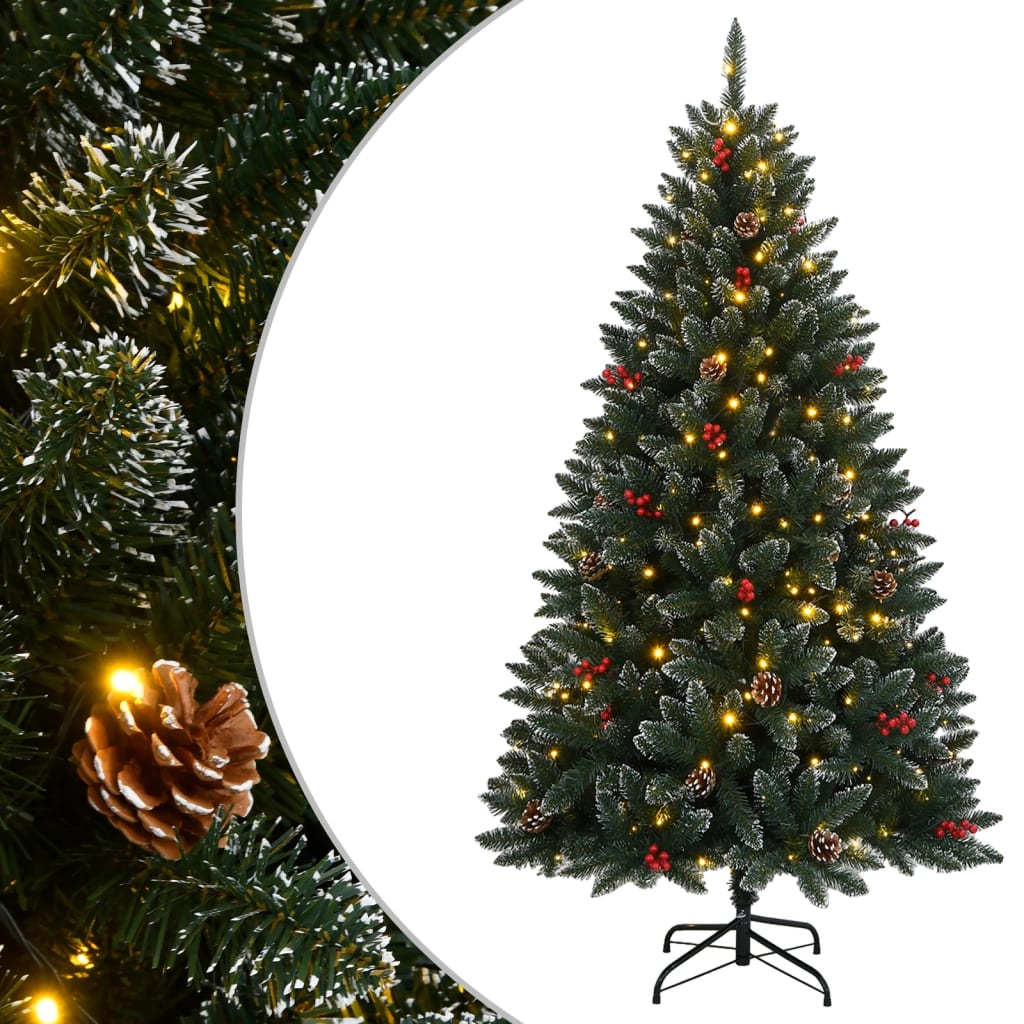 Artificial Christmas Tree With Stand Green Pvc