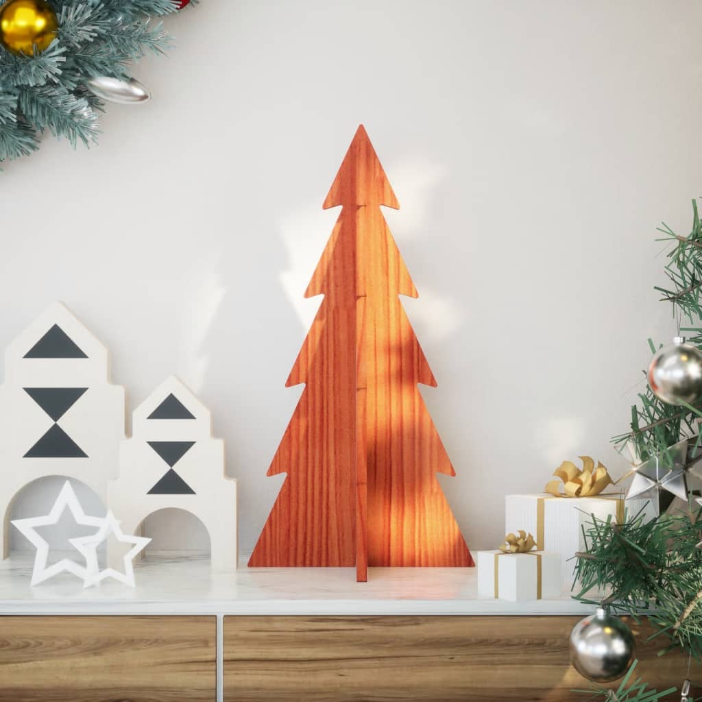 Wooden Christmas Tree For Decoration Solid Wood Pine
