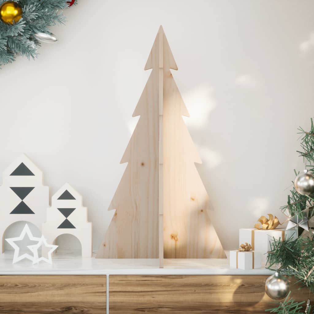 Wooden Christmas Tree For Decoration Solid Wood Pine