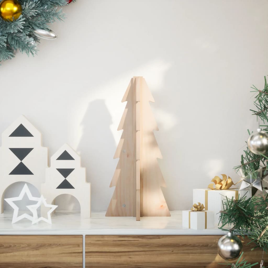 Wooden Christmas Tree For Decoration Solid Wood Pine