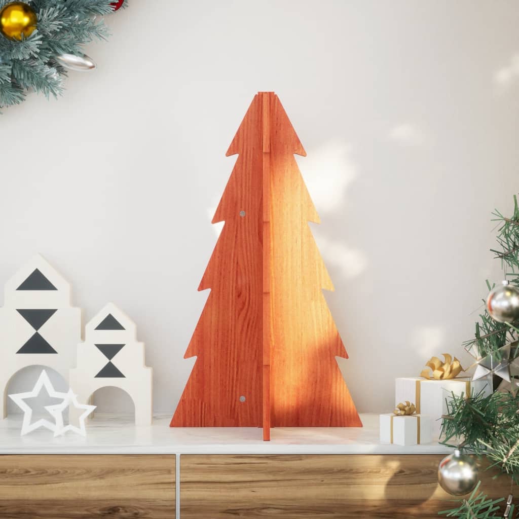Wooden Christmas Tree For Decoration Solid Wood Pine