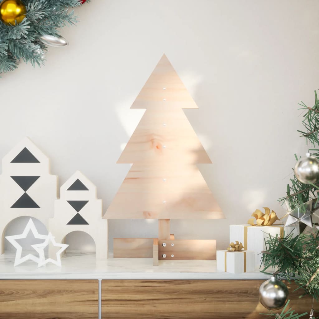 Wooden Christmas Tree For Decoration Solid Wood Pine