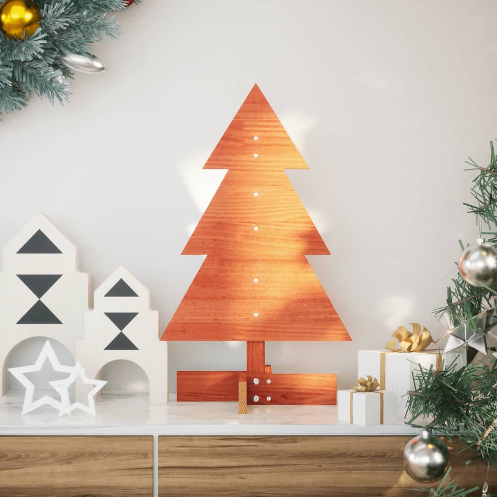 Wooden Christmas Tree For Decoration Solid Wood Pine
