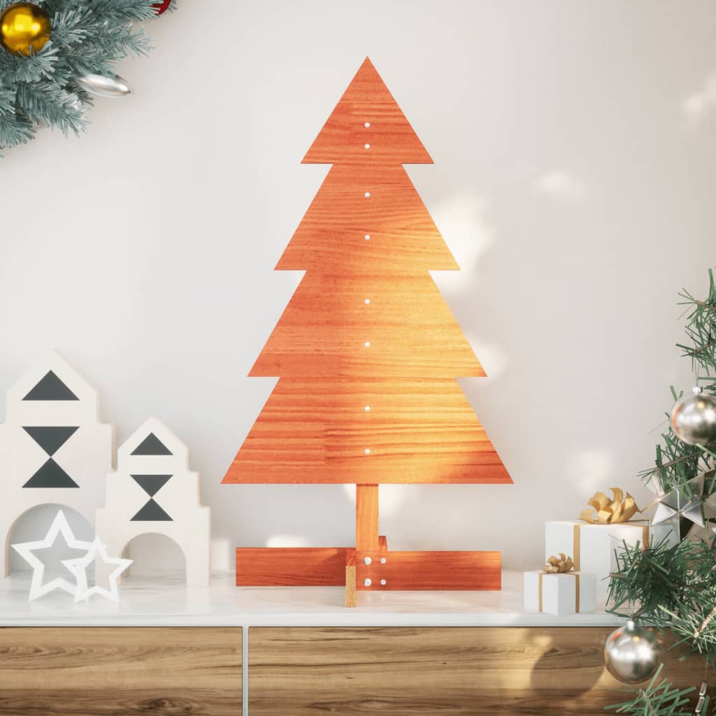 Wooden Christmas Tree For Decoration Solid Wood Pine